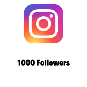 Follower order. Instagram logo.